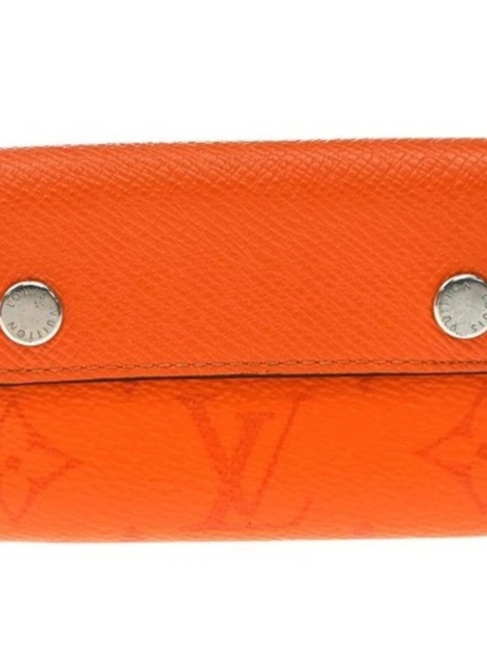 LOUIS VUITTON Wallet Compact Monogram Taiga Rama Leather Orange M69245 31KD418